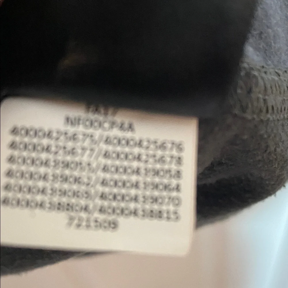 The North Face Black and Grey Half-Zip Pullover Jacket Top Size Large
